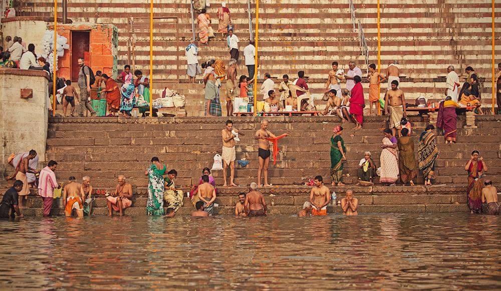 Ganga Paying Guest House Varanasi Bagian luar foto