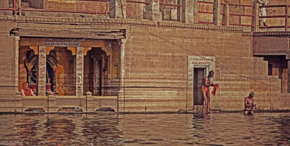 Ganga Paying Guest House Varanasi Bagian luar foto